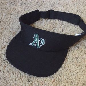 Black Oakland Athletics Cotton Visor